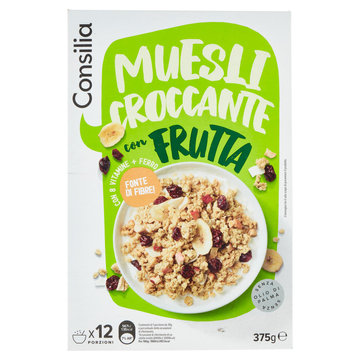 Consilia Saper Scegliere Muesli croccante con Frutta 375 g