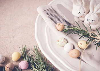 Easter table setting copyspace background, selective focus, toning
Easter table setting copyspace background, selective focus, toning