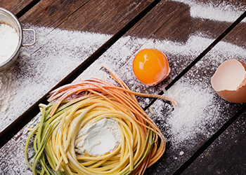 Fresh pasta with egg Fresh pasta with egg