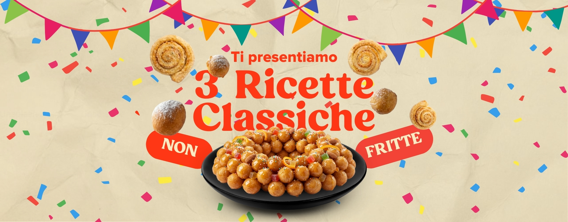 Carnevale senza fritto?