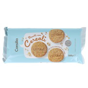 Consilia Biscotti ai Cereali 2x250 g