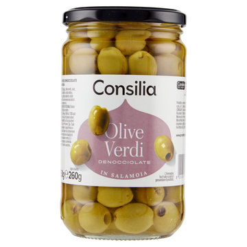 Consilia Olive Verdi Denocciolate in Salamoia 550 g