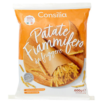 Consilia Patate Fiammifero da Friggere Surgelate 600 g