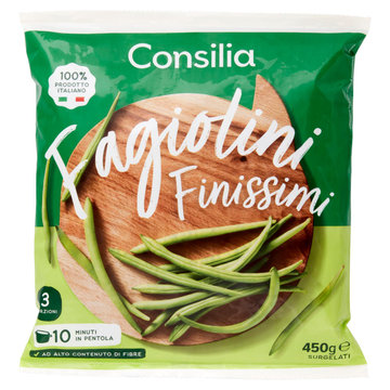 Consilia Fagiolini Finissimi Surgelati 450 g