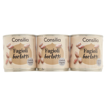 Consilia saper scegliere fagioli borlotti cotti al vapore 150 gr
