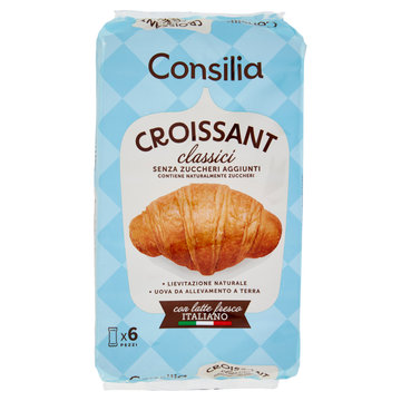 Consilia Croissant Classici Senza Zuccheri Aggiunti 6x40 g