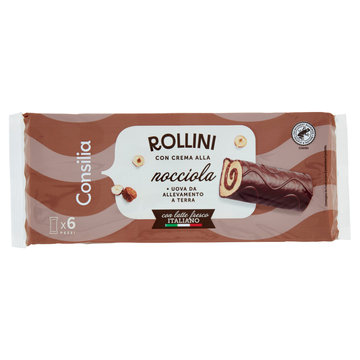 Consilia Rollini con Crema alla Nocciola 6x37 g