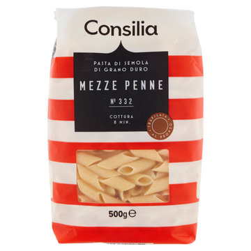 Mezze penne rigate Consilia 500 gr
