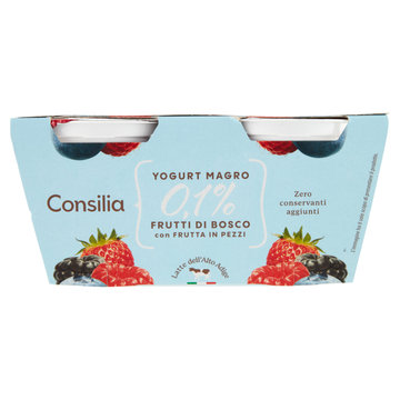 Consilia Saper Scegliere Yogurt Magro Frutti di Bosco 0,1% di ...