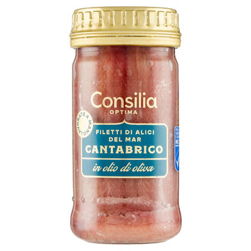 Consilia Optima Filetti di Alici del Mar Cantabrico in Olio di Oliva 90 g