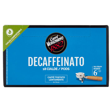 Caffè Vergnano 1882 Decaffeinato Cialda Compostabile 18 x 6,94 g