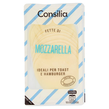 Mozzarella a fette consilia 140 gr