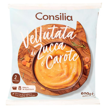 Consilia Vellutata di Zucca e Carote Surgelata 600 g