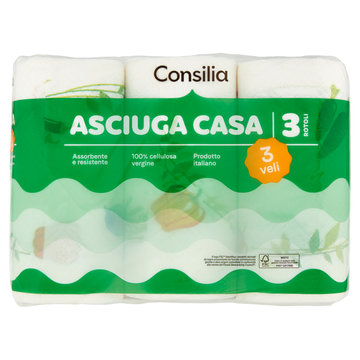 Consilia Asciugatutto 3 Veli 3 Rotoli