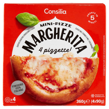 Consilia Pizzette Margherita Surgelate 4x90 g