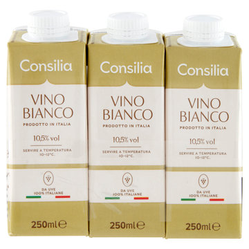 Consilia Vino Bianco Italiano 3x250 ml