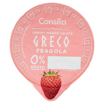 Consilia yogurt greco fragola 0% 150 gr