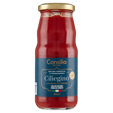 Consilia Optima Salsa Pronta di Pomodoro Ciliegino 350 g
