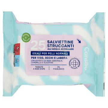 Consilia Saper Scegliere 25 Salviette Struccanti Classiche