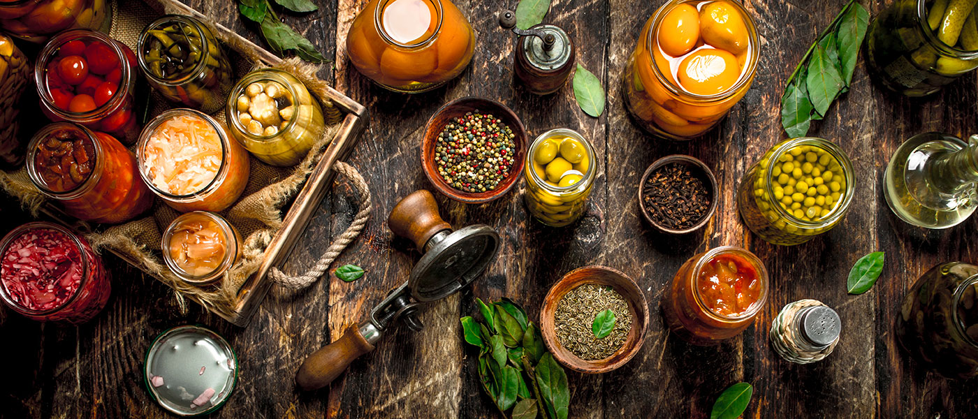conserve fatte in casa per verdure invernali